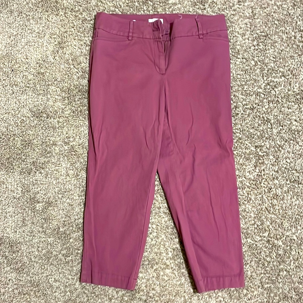 Size 8 The Loft Capri pants